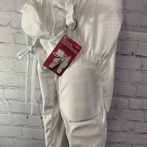 Alleson Athletic Youth Solo Series Integrated Small White Football Pants NWT