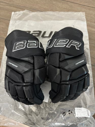 New Bauer Supreme Mach Gloves 13" (Black)