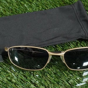 OAKLEY WHISKER SUNGLASSES PLATINUM W/ GREY LENS & BAG ~ L@@K!!