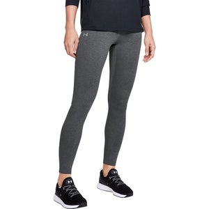 Under Armour Womens ColdGear Armour Heathered High-Rise Leggings XS Gray 1349792