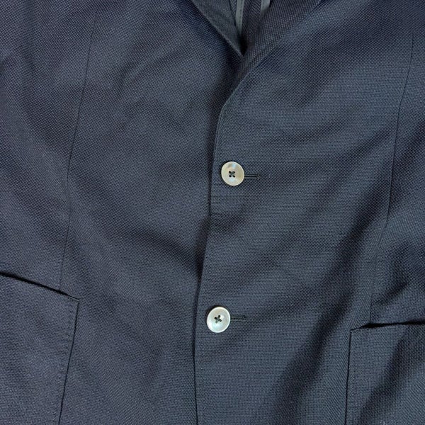 Hugo Boss Mens Blazer 44L Navy Sports Jacket Suit Wool Reda Super 110 Italy Top