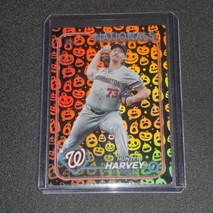 Hunter Harvey Nationals 2024 Topps Update Series Jack O' Lantern Holiday US101
