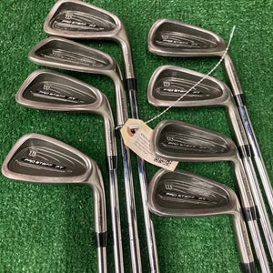Used Men's Wilson Pro Staff PT Right Handed Iron Set | 4i-9i, PW | Regular Flex | Steel Shafts