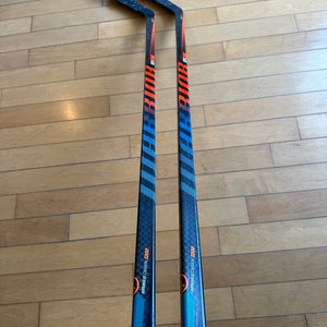 Pair Of Used Warrior Left Hand W03 Covert QR Edge Hockey Stick