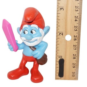 Vintage Papa Toy Figure from The Smurfs 2 Movie - Mcdonald's #1 Happy Meal 2013