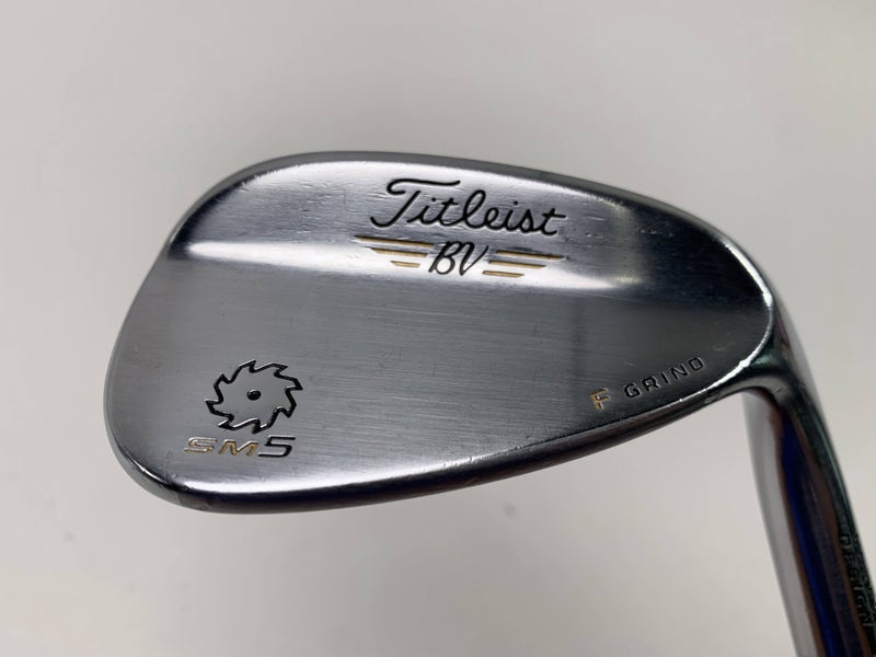 Titleist Vokey SM5 Tour Chrome Gap Wedge 52* 8 F-Grind Wedge Steel Mens RH