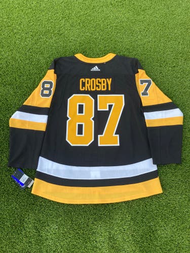 Sidney Crosby Pittsburgh Penguins Black New Size 52 Men's Adidas Authentic Jersey