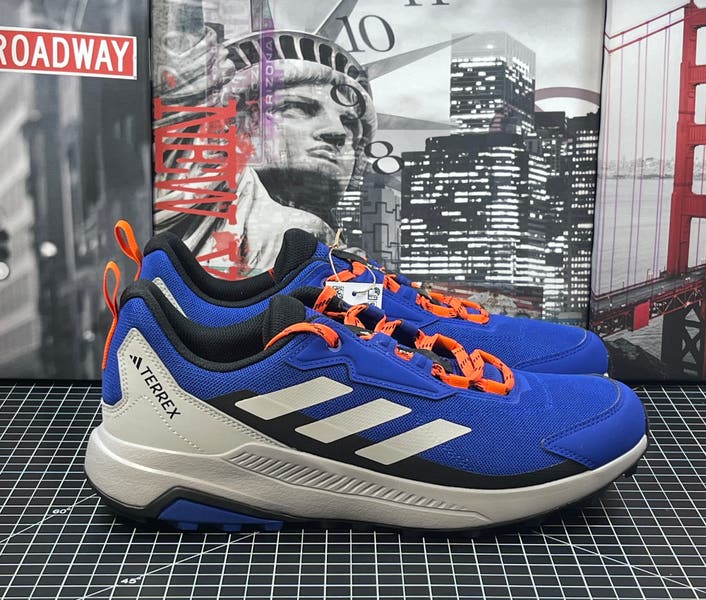 ADIDAS Terrex Anylander Men's Sz 10 Hiking Shoes Blue Grey Orange (IH3546)  NEW | SidelineSwap | Buy and Sell on SidelineSwap