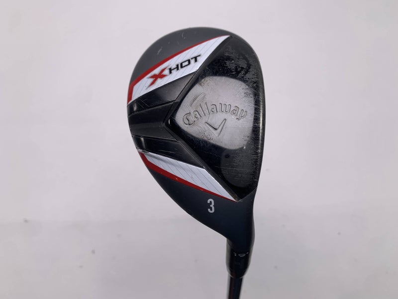 Callaway X Hot 2013 3 Hybrid 19* Fujikura EXS 70i Stiff Graphite RH Midsize Grip
