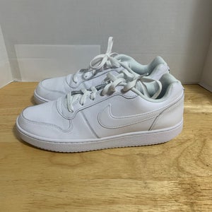 Nike Ebernon Low AQ1775-100 Men’s White Leather Low Top Skateboard Shoes Size 11