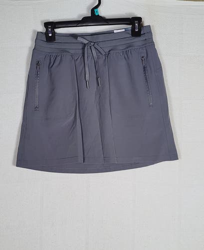 Tek Gear Mid Rise Wicking Drawstring Pocketed Poly Span Skort Size S