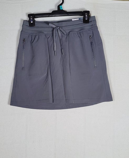 Tek Gear Mid Rise Wicking Drawstring Pocketed Poly Span Skort Size S