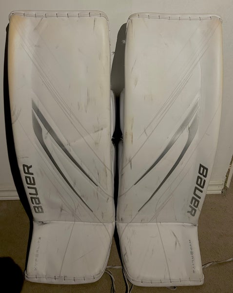 Used  Bauer Hyperlite 2 Goalie Leg Pads