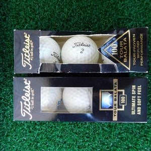6 Titleist TOUR BALATA 100 Golf Balls - NEW!