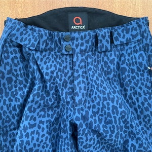 Arctica NEW Adult XS Ski Race Training Zip off Pants - Rare Blue Leopard