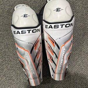 Used Senior Easton Synergy EQ30 Shin Pads 15"
