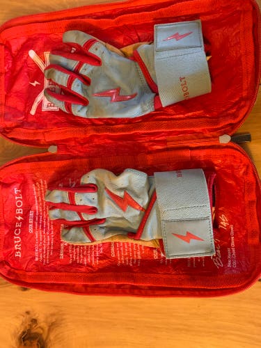 Bruce bolt batting gloves Bader Series Blue/Red