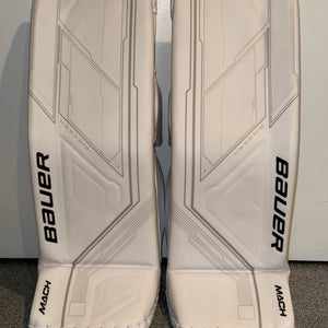 New Medium Bauer Supreme Mach Goalie Leg Pads