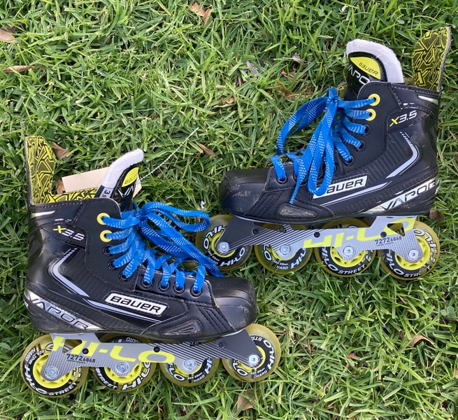 Used Junior Bauer Vapor X3.5 Inline Skates | Size 3.5