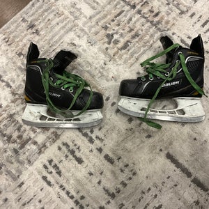 Used Youth Bauer Regular Width  13 Supreme 120 Hockey Skates