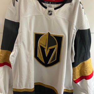 Vegas Golden Knights away White New Size 58 Adult Unisex Adidas Jersey