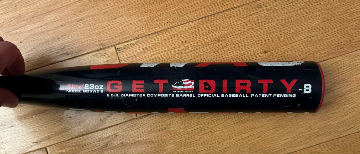 Used 2021 Dirty South USSSA Certified Composite 23 oz 31" Dirty South Swag Bat