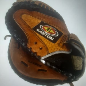 Used Easton Left Hand Throw First Base Natural Baseball Glove 13"