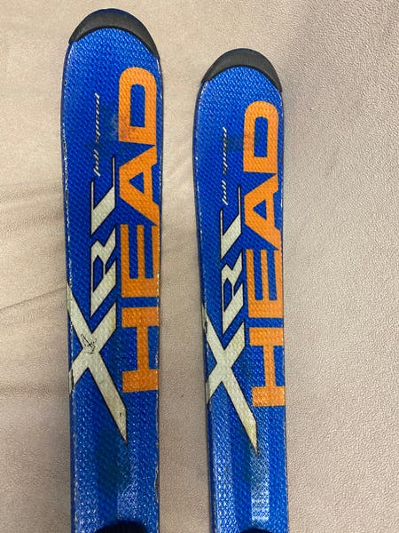 Used All Mountain 117 cm HEAD XRC Skis With Bindings and Rossignol