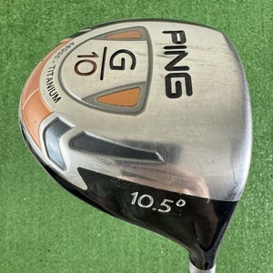 Ping G10 Driver 10.5* TFC 129D Regular Flex Right Handed 460cc Titanium 45.5”