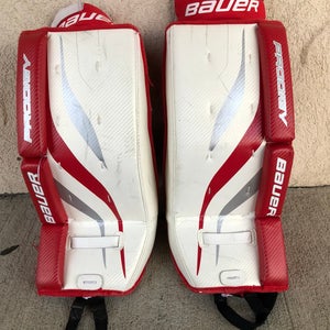 Used 20" Youth Bauer Prodigy Goalie Leg Pads