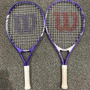 Used (2-Pack) Girls Wilson Serena 23 tennis racquets