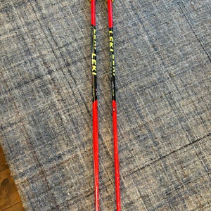 Used 44in (110cm) Leki World Cup Lite SL Ski Poles