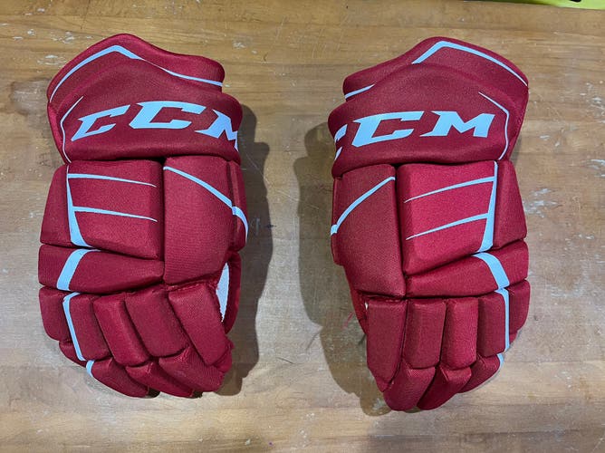 CCM 14" JetSpeed FT350 Red Gloves