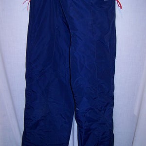 Vintage White Sierra Snowboard Ski Pants Bibs, Men's Small, Full Side Zips