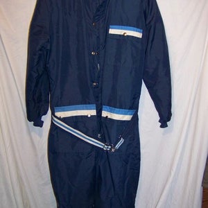 Vintage Montgomery Ward Insulated Snow Snowmobile Suit, Men's Large 42-44