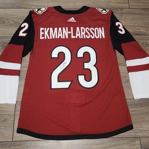 Arizona Coyotes Utah HC Signed Oliver Ekman-Larsson Jersey Size 46 NEW