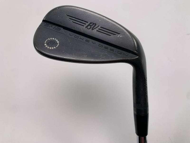Titleist Vokey SM8 Jet Black Custom Pitching Wedge PW 46* 10 F WedgeWorks RH