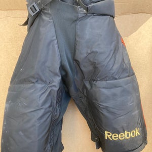 Black Used Senior XL Reebok MHP 7000 Hockey Pants Pro Stock