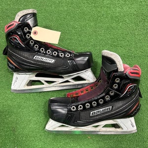 Used Bauer Vapor X900 Hockey Goalie Skates Extra Wide Width 7.5 - Senior