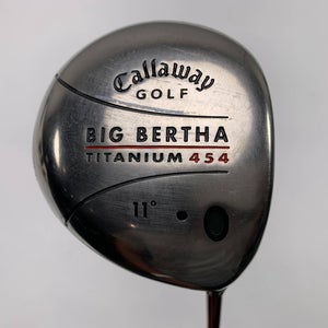 Callaway Big Bertha Titanium 454 Driver 11* RCH 65w 65g Regular Graphite Mens RH