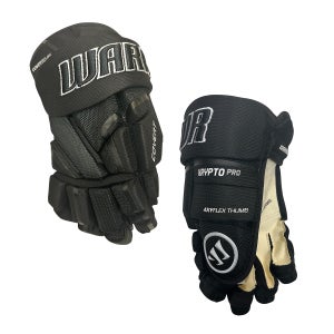 Warrior Covert Krypto Pro SMU (Special Makeup) Junior Hockey Gloves (NEW) - Black