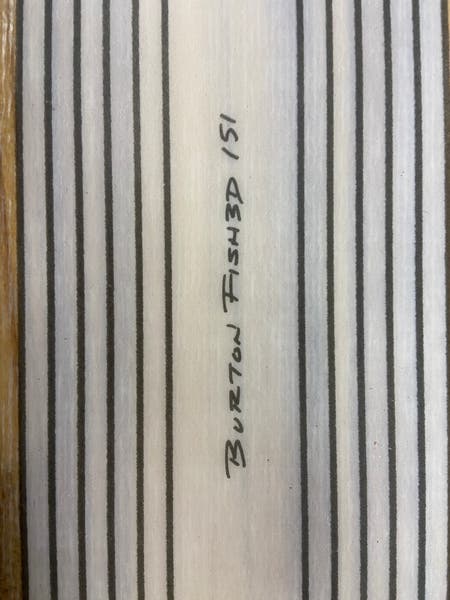 2024 FT BURTON Fish 3D Directional Flat Top 151cm Snowboard