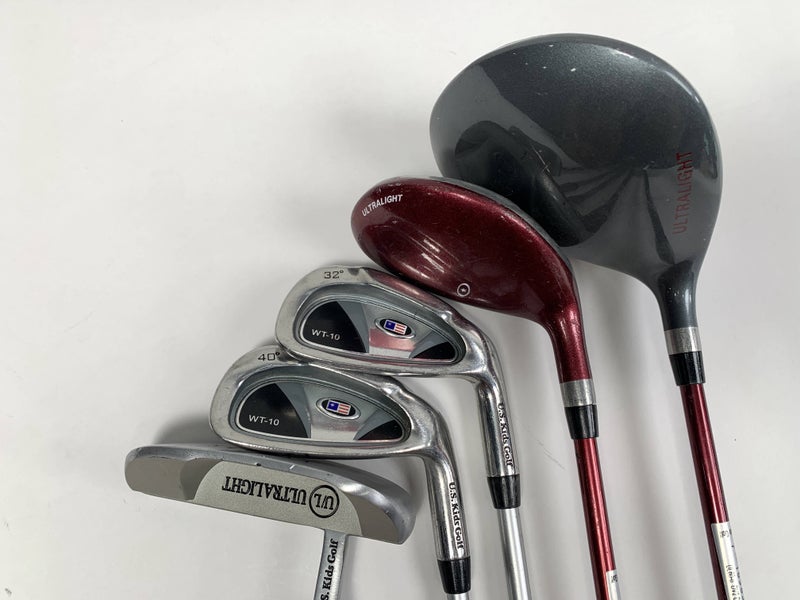U.S. Kids Golf Wt-10 60" Club Set Driver 4H 6&8i  Putter US Kids 60" Junior RH