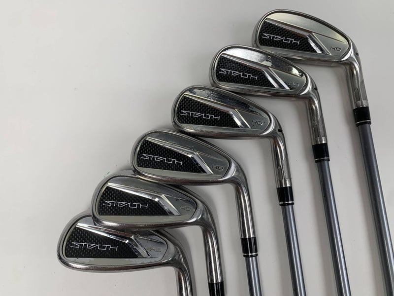 TaylorMade Stealth HD Iron Set 5-PW+AW (No 7) Fujikura Speeder NX Senior RH