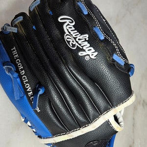Rawlings PL105RW Youth Baseball Glove - 10.5" Black/Blue