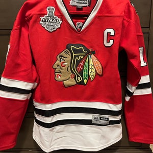 Chicago Blackhawks Toews 2015 Stanley Cup Jersey