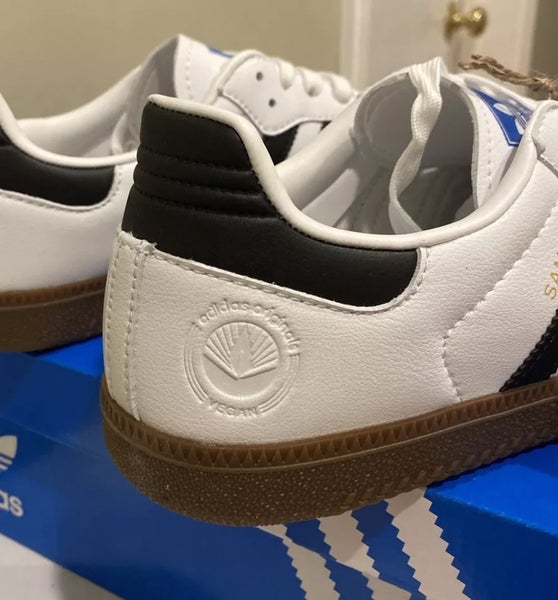 Women’s Size 6 White Gum Samba Originals Vegan New With Box