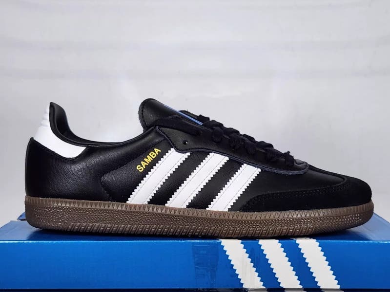 adidas gazelle silver green womens Open Box Adidas - Men's Samba Classic Leather Shoes - 9.5 main image 0