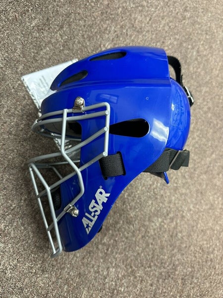 All Star Top Star Youth Ages 8-10 Baseball Catchers Gear Set - Royal Blue