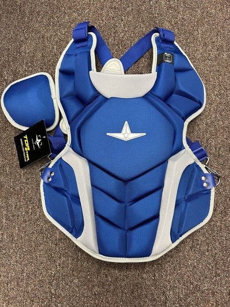 All Star Top Star Youth Ages 8-10 Baseball Catchers Gear Set - Royal Blue